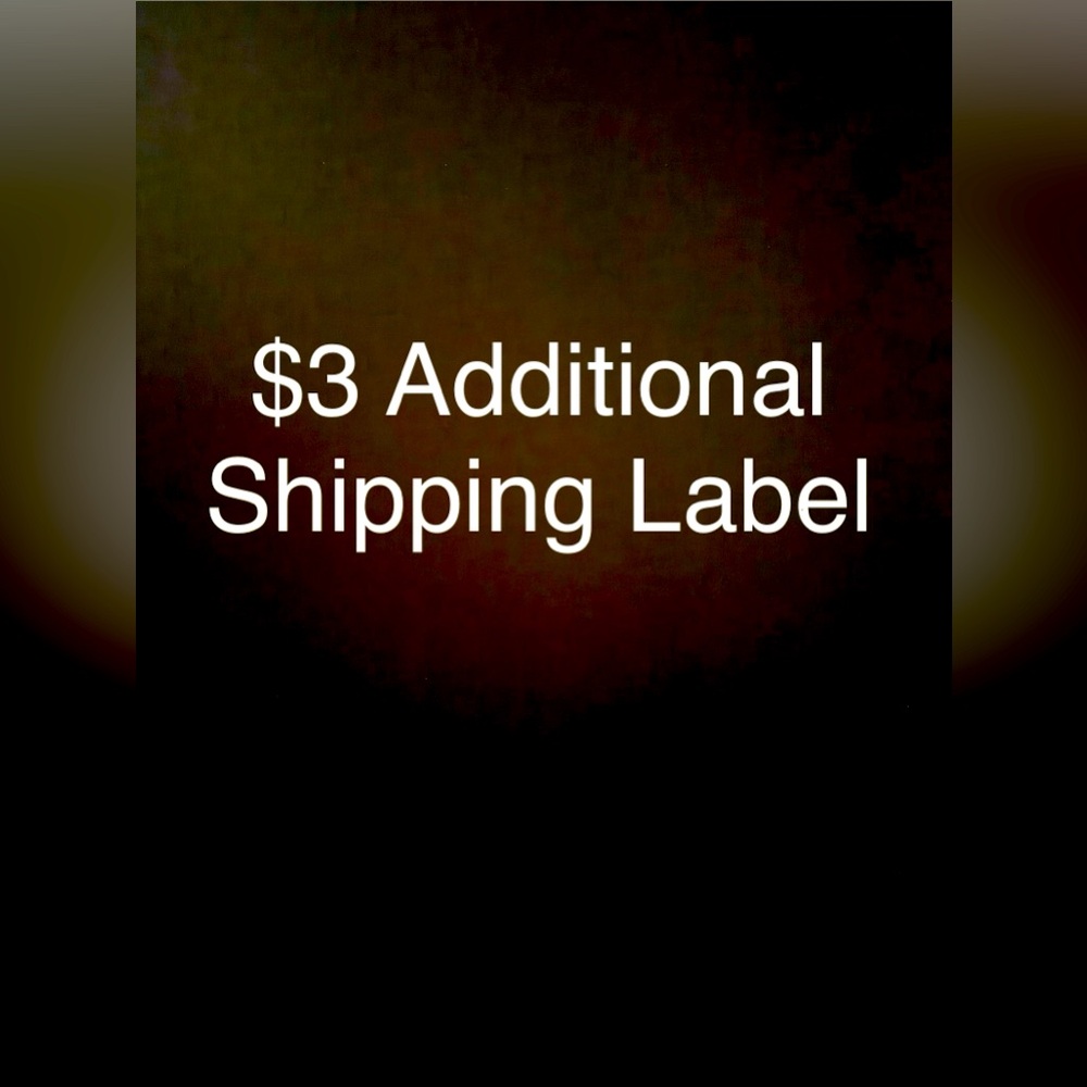 COPY - $3 Additional Shipping Label